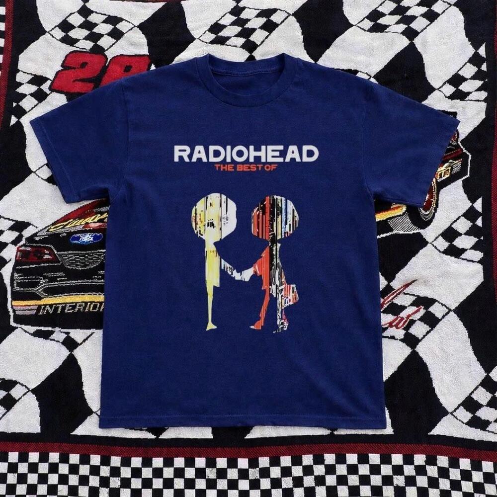 Navy Radiohead Amnesiac T Shirt